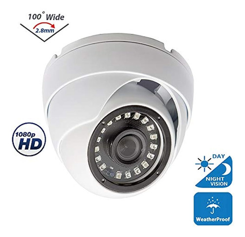 Cámara De Seguridad Analógica Cctv Domo Resistente