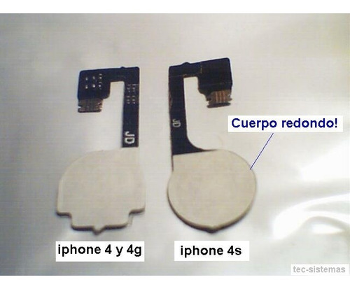 Flex Boton iPhone 4, 4s Y 4g  Boton De Inicio - Home Buttom