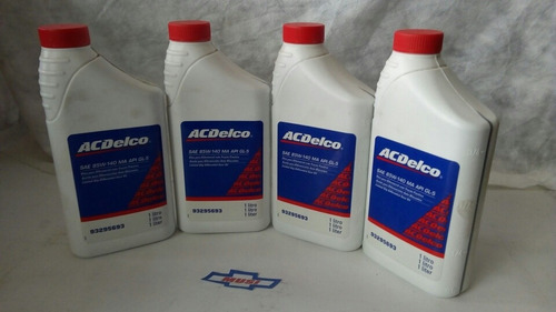 Aceite De Diferencial 85w 140 1litro (4unidades)