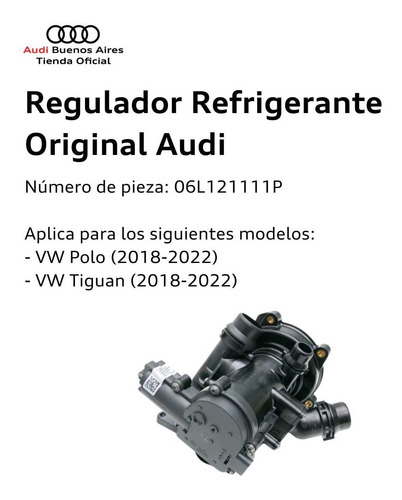 Imagen 3 de 7 de Regulador De Refrigerante Original Audi A4