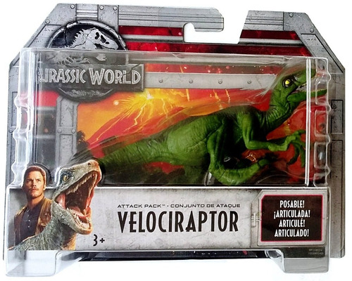 Velociraptor Jurassic World Jurassic Park Attack Pack