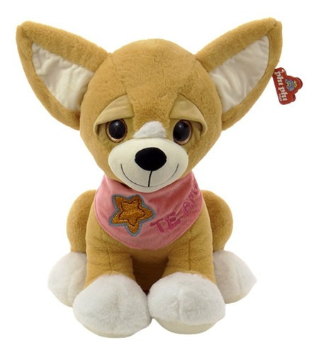 Perro Chiwuawa De Peluche Sentado 46 Cm. Phi Phi Toys