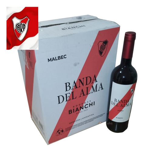 Vino River Plate Banda Del Alma X 750 Ml - Caja X 6 Bot.