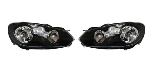 Par Juego Faros Volkswagen Golf 2013 Electrico Con Motor Xry