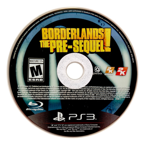 Borderlands The Pre - Sequel Play Station Ps3 En Español (Reacondicionado)
