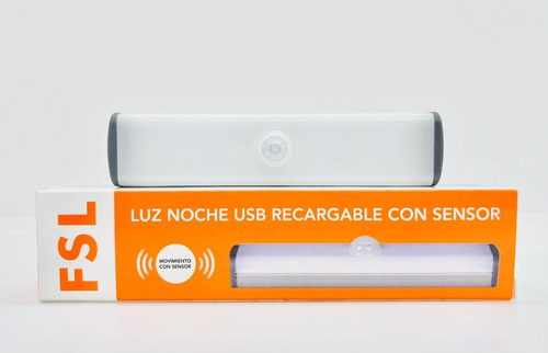 Luce De Noche Recargable/usb Con Sensor De Movimiento Fsl