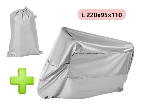 Lona Impermeable Cubre Moto Anti Lluvia Polvo Uv Por Talles