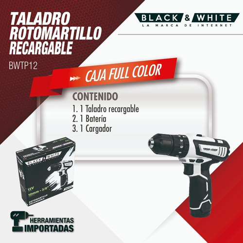 Imagen 6 de 9 de Taladro Atornillador Inalámbrico 3/8 25nm Batería 12v Litio