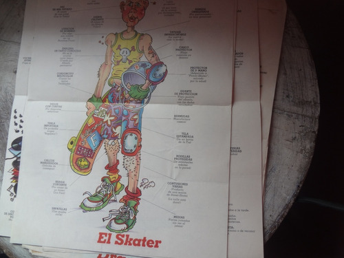 Posterribles El Skater Originales 80s Primera Mano Cromy