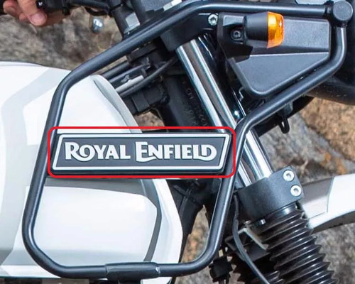 Calco Emblema Defensa Izquierdo Royal Enfield Himalayan Bs4