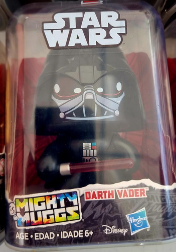 Darthvader Mighty Muggs Star Wars Hasbro Nuevo En Caja Nuevo