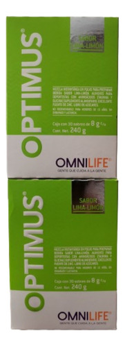 02 Cajas De Optimus /lima-limon  + Envio Gratis A Todo Chile