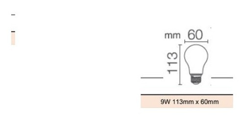 Imagen 3 de 6 de Pack X 10 Lámparas Led Osram 9w = 75w Luz Día/fría Por E631