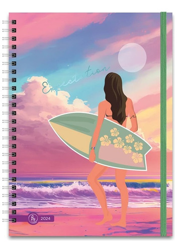 Agenda 2024 Ry 15x21cm Linea Cool Love 2 Dias Por Pagina