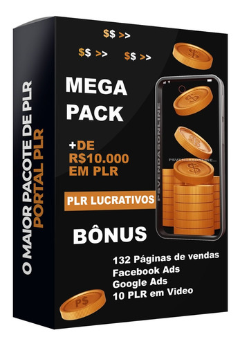 Pacote 10 Plr Em Video+5000 Em Ingles+envio Agora