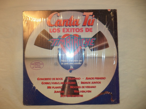 Lp. Canta Tú Los Éxitos De Timbiriche (Usado)