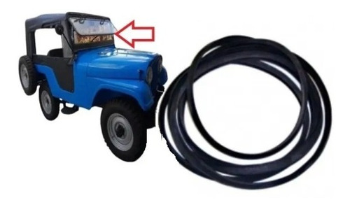 Goma Vidrio Basculante Jeep Williz Cj5