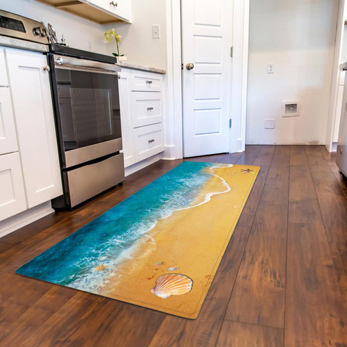 . Alfombra De Cocina, Alfombra Para Puerta Playa 40cmx120cm