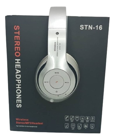Audifonos Stereo Stn-16 Bluetooth/micro Sd/aux