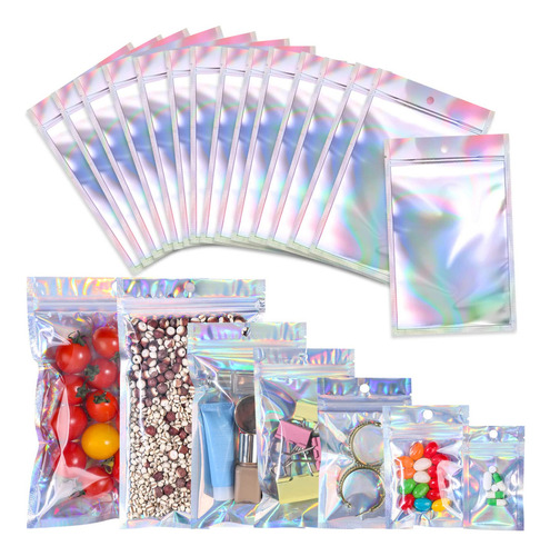 Paquete De 100 Bolsas Mylar Bags, Resellables, A Prueba De O