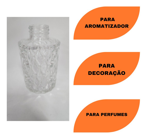 Kit 10 Frascos De Vidro S/tampa Aromatizador Bico De Jaca