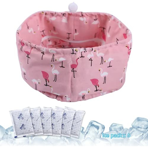 Dog Cooling Bandana Collar With Recyclable Ice Packs, P...