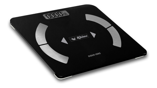 Báscula De Baño Inteligente Rhino 180kg Bluetooth  Rbanda