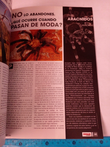 Revista Animales De Compañia No 119 Febrero 2012 (Usado)