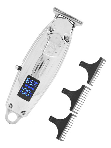 Máquina De Cortar Cabelo Elétrica Lcd Dispaly High Power Gol