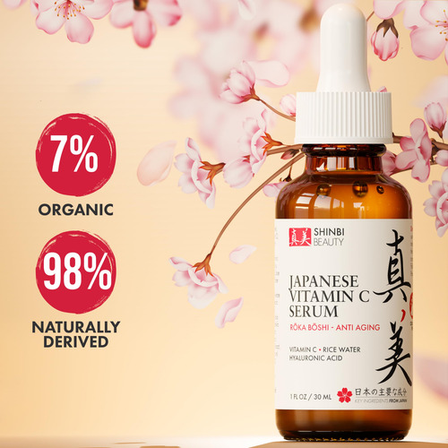Sérum Shinbi Beauty Japonês De Vitamina C Com Água De Arroz