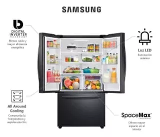 Refrigerador Samsung French Door 28 Pies Color Negro