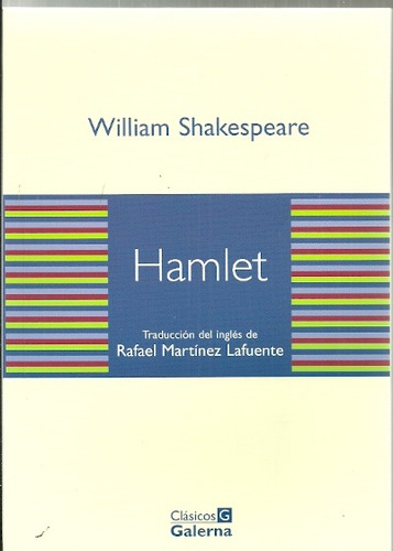 Hamlet, De Shakespeare, William. Editorial Galerna, Edición 1 En Español, 2007