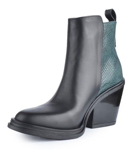 Imagen 4 de 7 de Botinetas Botitas Botas De Mujer De Cuero Kioto - Ferraro