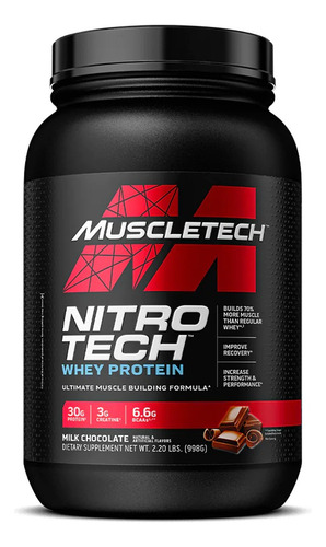 Proteina Whey Nitro Tech 2 Lb Muscletech 