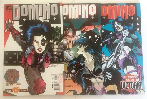 Comic Marvel: Domino (de Los X-force). 3 Tomos, Historia Completa. Editorial Forum