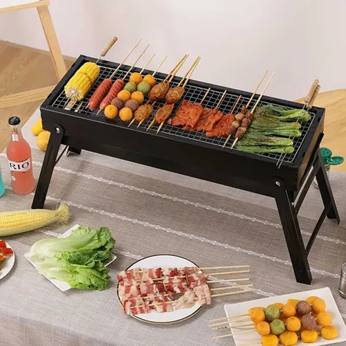 Parrillera Portátil Plegable Para Carbón Mini Parrilla | Cuotas sin interés