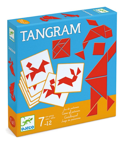 Juego De Caja Tangram Paciencia E Ingenio - Djeco + 7 Años