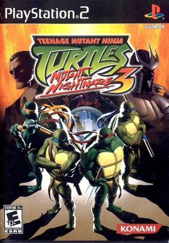 Teenage Mutant Ninja Turtles 3 Ps2 Juego Físico Play 2