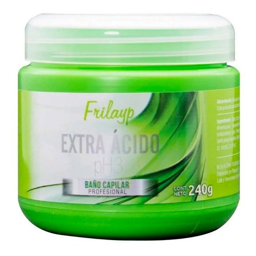 Baño De Crema Capilar Producto Extra Acido X 240gr Frilayp