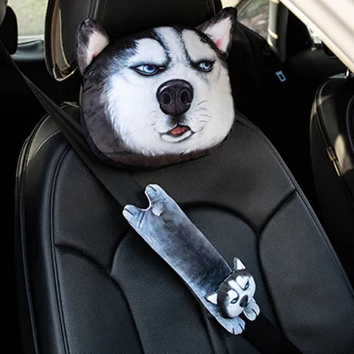 Almohada A2cute Para Reposacabezas De Coche Para Perros, Nov