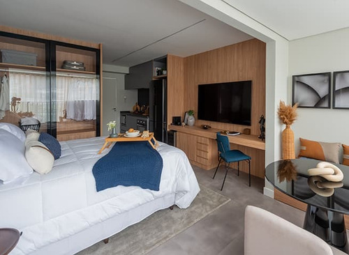 Studio 27m2 Úteis, 21º Andar Alto, Frente, R$ 414.000,00/ Entrega Set/25