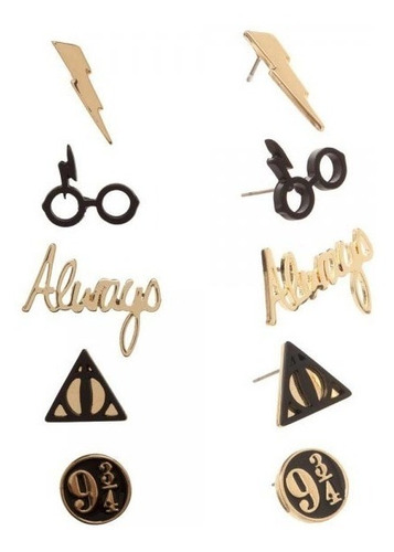 Harry Potter Aretes De Colección Wizarding World Originales