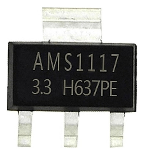 Regulador Tensão Ams1117 3.3v 1a Smd Arduino - 10 Pçs - Full