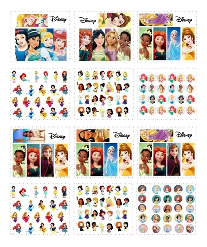 Stickers Princesas Disney