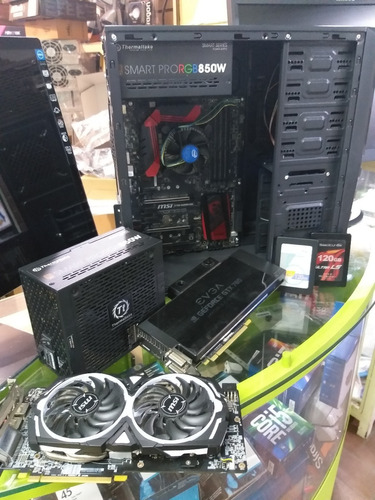 Super Pc Gtx1080ti 11gb I5 7600k B250 8gbram 120ssd 1tb 7200