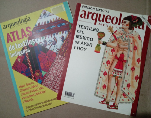 2arq. Mexicana, Esp. 19, Textiles De Ayer, Atlas De Textiles