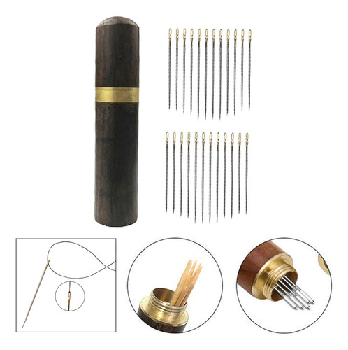 2 Paquete De 24 Agujas De Coser, Agujas De Bordado Agujas