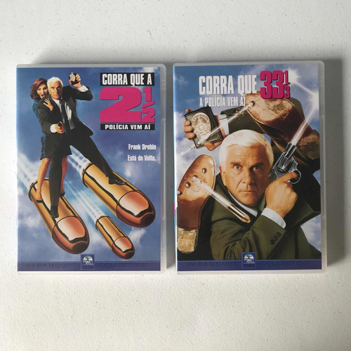 Dvd Corra Que A Polícia Vem Aí 2 E 1/2 E 33 E 1/3