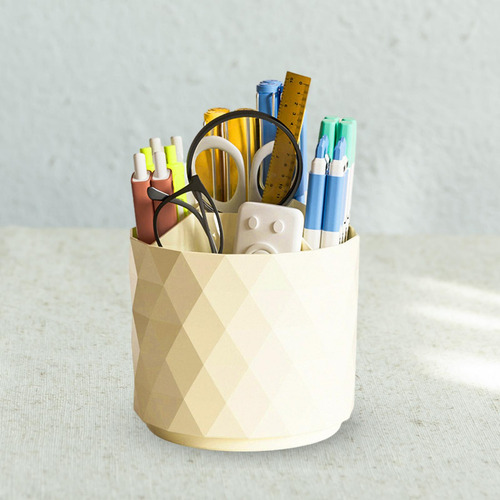 Organizador De Escritorio Con Portalápices Giratorio De