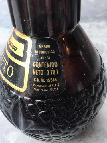 Imagen 3 de 6 de Botella Vacia De Coleccion Santa Teresa 1796